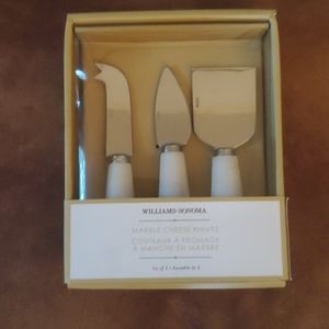 Williams-Sonoma Marble Cheese Knives